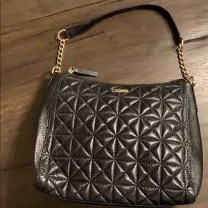 Kate Spade black purse with quilted design